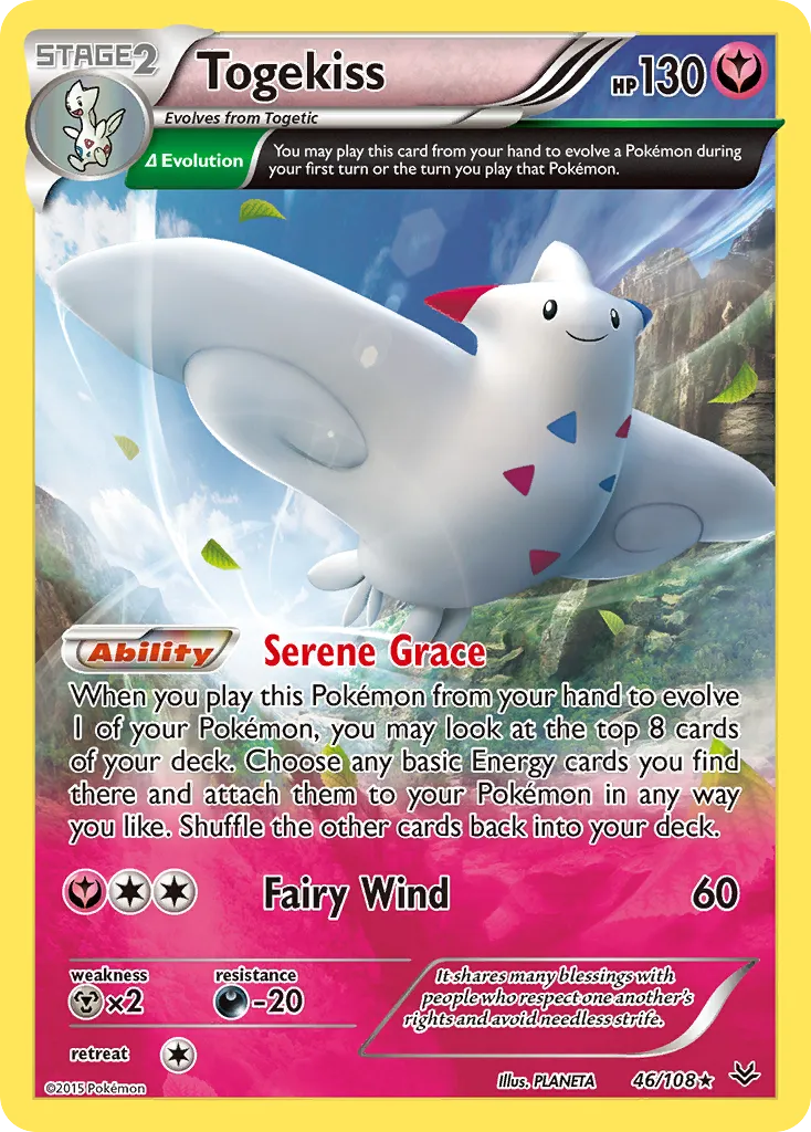 Togekiss #46, Roaring Skies