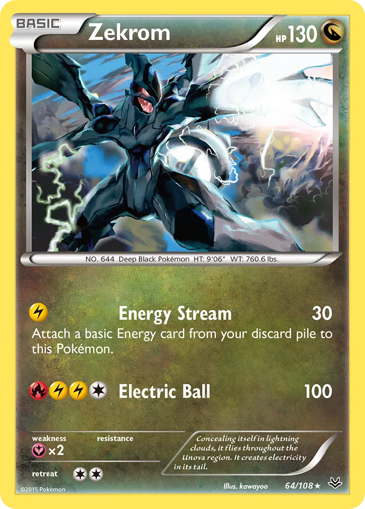 Zekrom #64, Roaring Skies