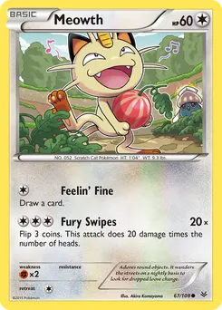 Meowth #67, Roaring Skies