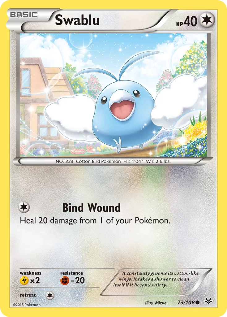 Swablu #73, Roaring Skies Reverse Foil