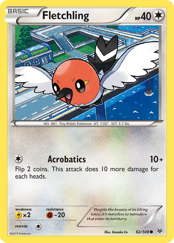 Fletchling #82, Roaring Skies