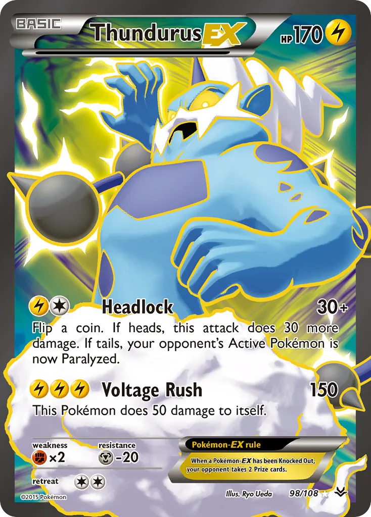 Thundurus-EX #98, Roaring Skies