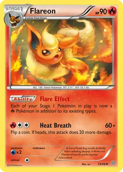 Flareon #13, Reverse Foil
