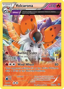 Volcarona #18, Reverse Foil