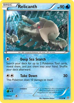 Relicanth #23, Reverse Foil