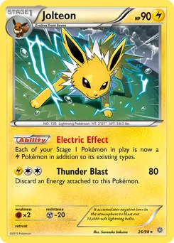 Jolteon #26, Cosmos-Triple Effect Tin
