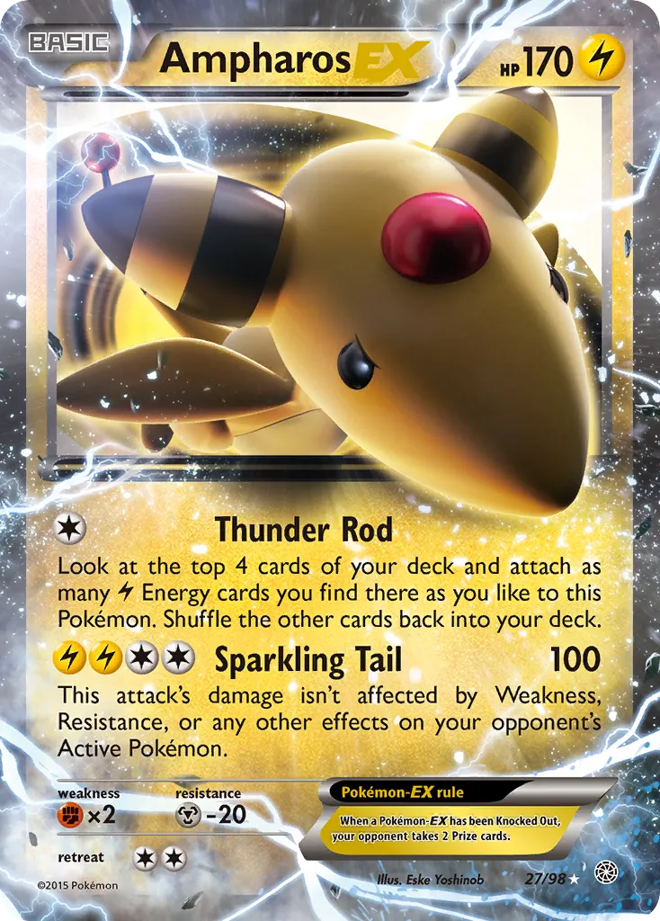 Ampharos-EX #27, Ancient Origins