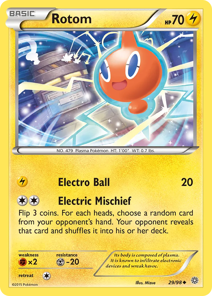 Rotom #29, Ancient Origins Reverse Foil