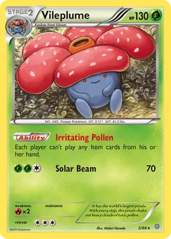 Vileplume #3, Reverse Foil