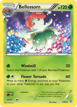 Bellossom #4, Cosmos-Legacy Evolution Pin Collection