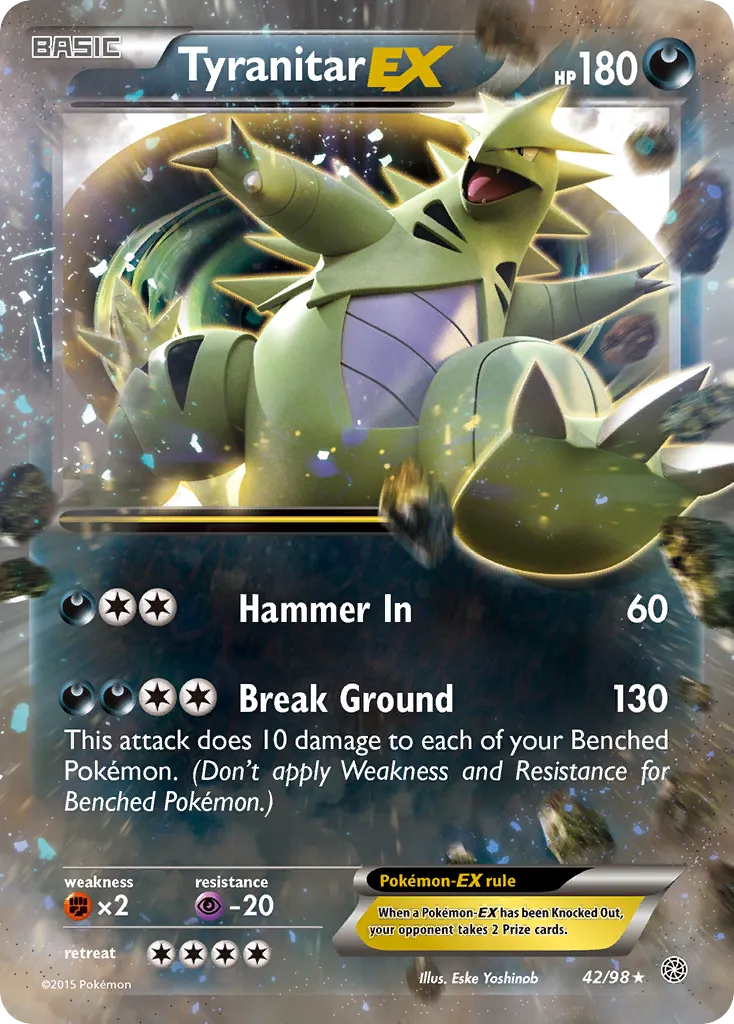 Tyranitar-EX #42, Ancient Origins