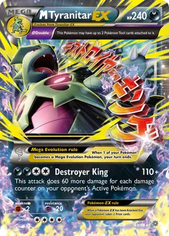 M Tyranitar-EX #43, Standard