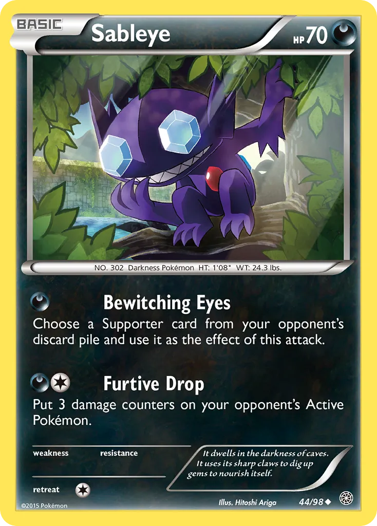 Sableye #44, Ancient Origins