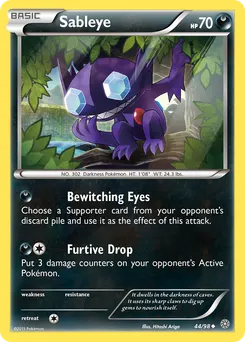 Sableye #44, Reverse Foil