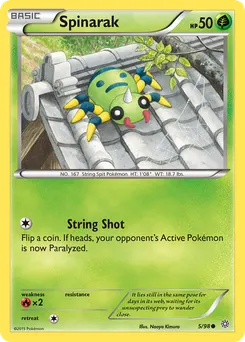 Spinarak #5, Reverse Foil