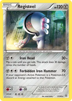 Registeel #51, Reverse Foil