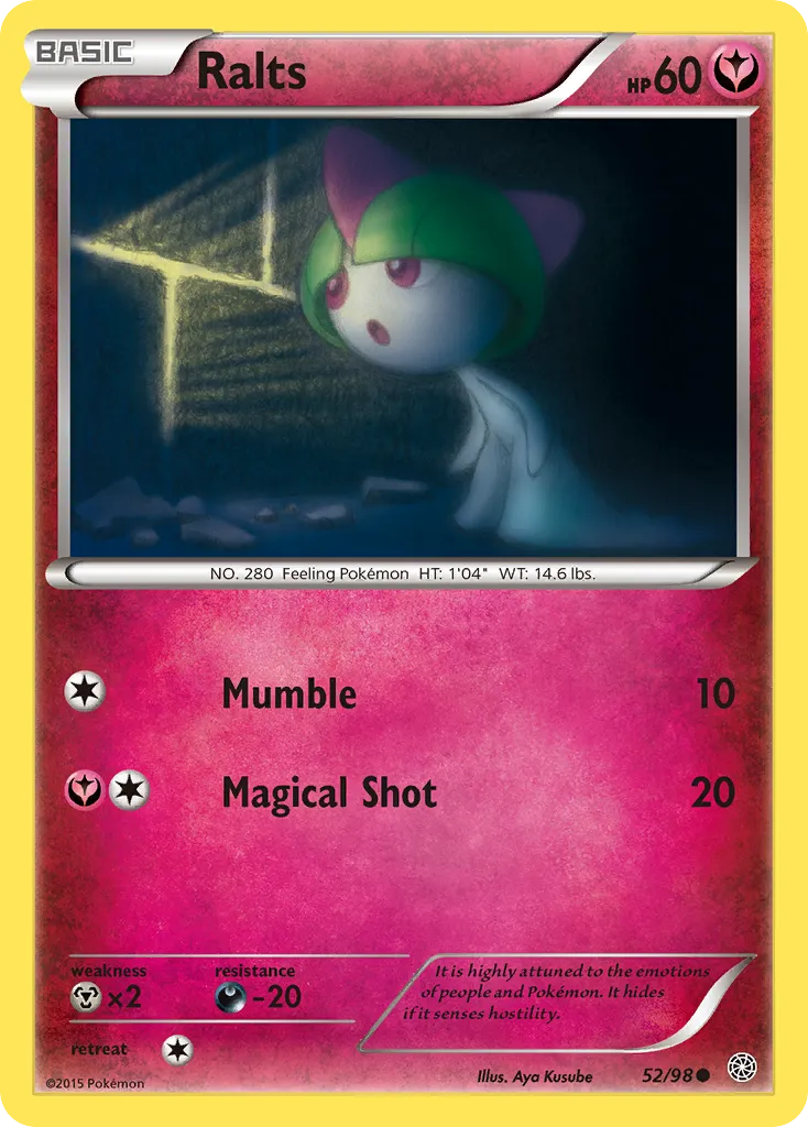 Ralts #52, Ancient Origins Reverse Foil