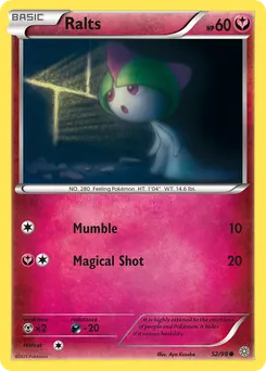 Ralts #52, Reverse Foil