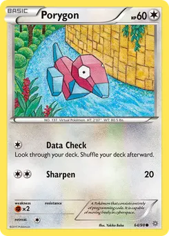 Porygon #64, Reverse Foil