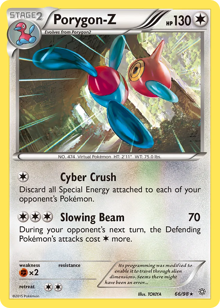 Porygon-Z #66, Ancient Origins Reverse Foil