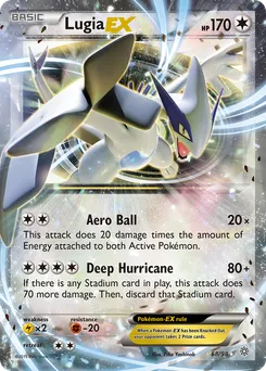 Lugia-EX #68, Standard