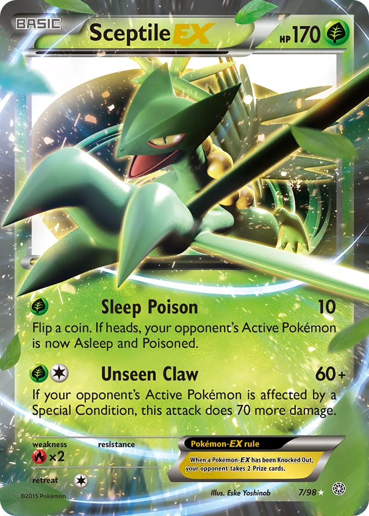Sceptile-EX #7, Ancient Origins