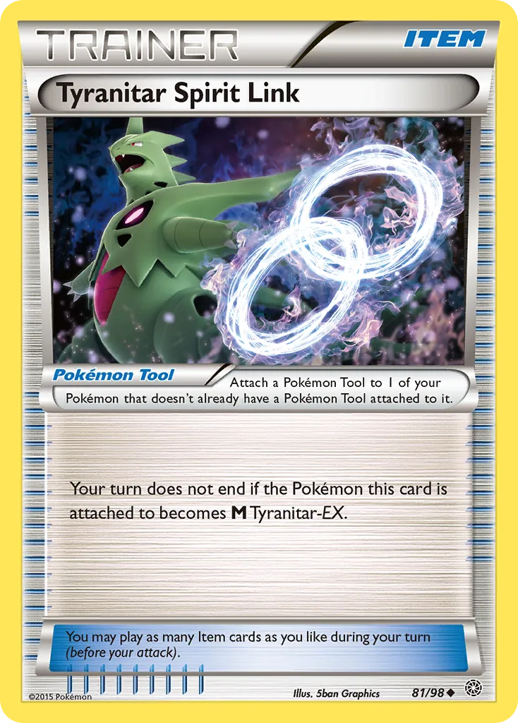 Tyranitar Spirit Link #81, Ancient Origins
