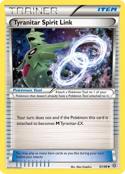 Tyranitar Spirit Link #81, Reverse Foil