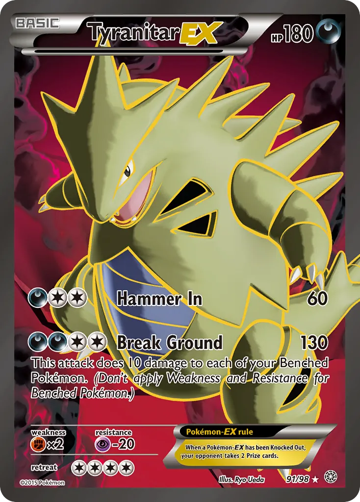 Tyranitar-EX #91, Ancient Origins
