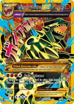 Primal Groudon-EX #97, Shiny Rayquaza-EX Box-Jumbo