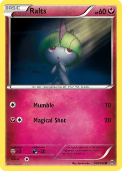 Ralts #100, Reverse Foil