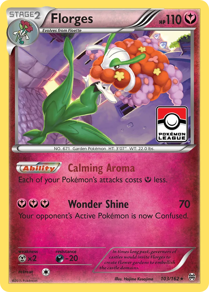Florges #103, BREAKthrough Reverse Foil