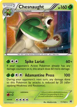 Chesnaught #11, Reverse Foil