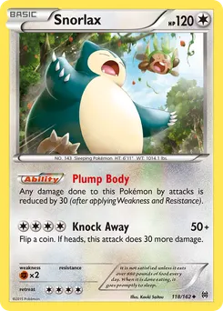 Snorlax #118, Reverse Foil