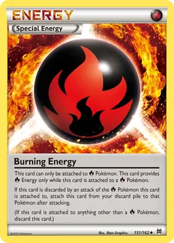 Burning Energy #151, Reverse Foil
