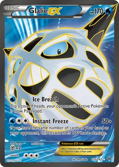 Glalie-EX #155, Standard