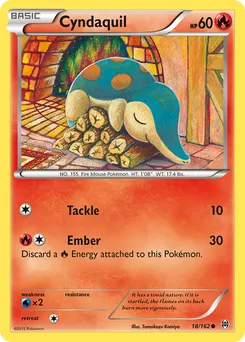 Cyndaquil #18, Reverse Foil