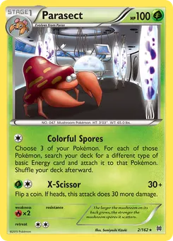 Parasect #2, Reverse Foil