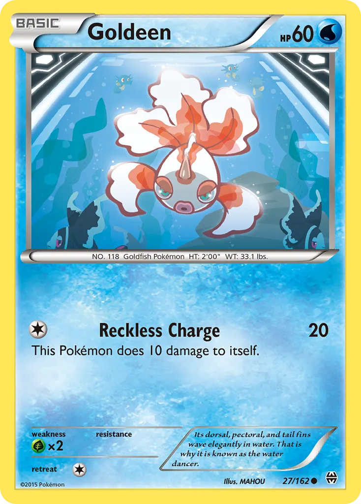 Goldeen #27, BREAKthrough Reverse Foil