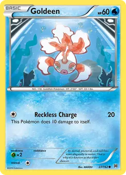 Goldeen #27, Reverse Foil