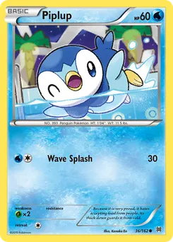 Piplup #36, Reverse Foil