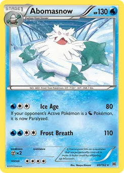 Abomasnow #40, Reverse Foil