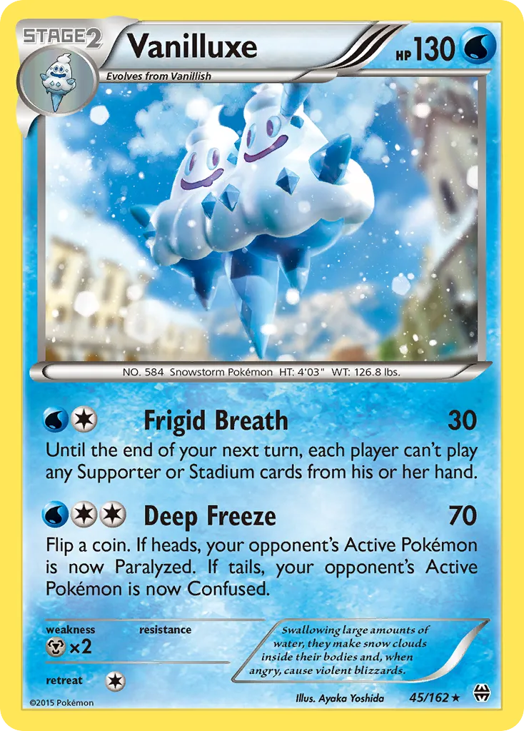 Vanilluxe #45, BREAKthrough Reverse Foil