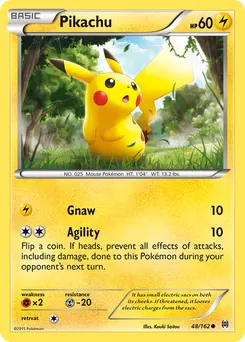 Pikachu #48, Reverse Foil