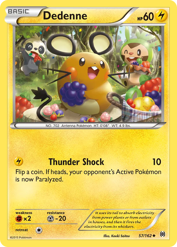 Dedenne #57, BREAKthrough Reverse Foil
