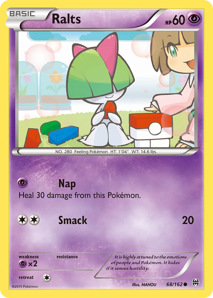 Ralts #68, BREAKthrough Reverse Foil