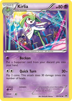 Kirlia #69, Reverse Foil