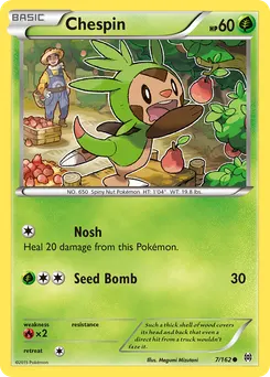 Chespin #7, Reverse Foil