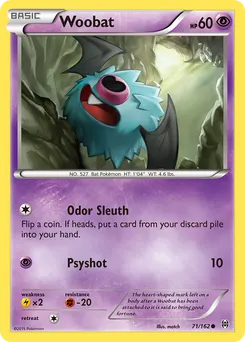 Woobat #71, Reverse Foil