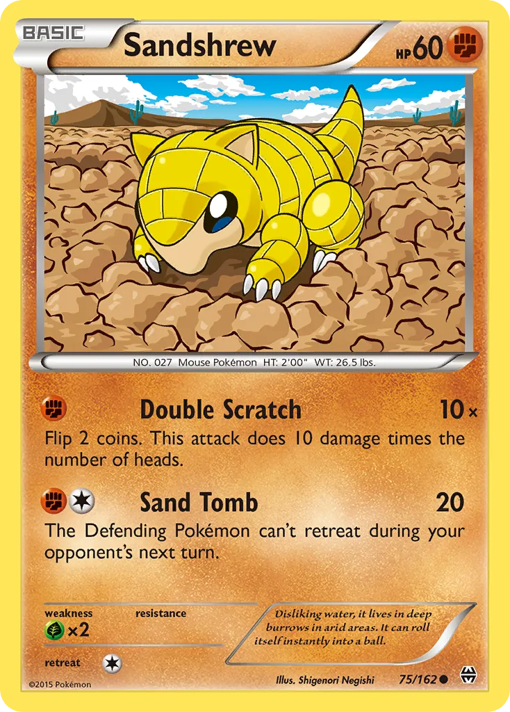 Sandshrew #75, BREAKthrough